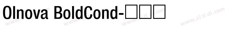 Olnova BoldCond字体转换 Olnova BoldCond字体转换